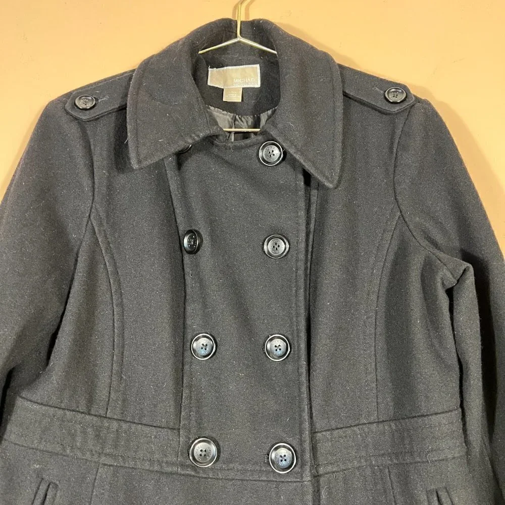 Michael Kors Mens 60% Wool Black Jacket